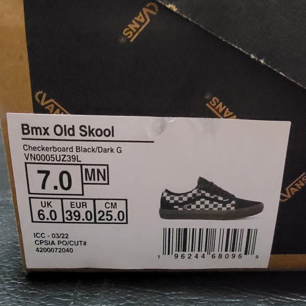 BMX oldskools  mn 7.0/ wm 8.5